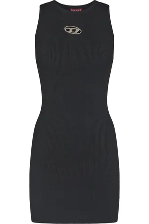 Diesel Damen, Kleider, Schwarzk, SGröße: