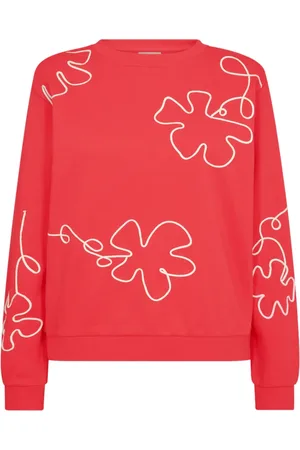 Freequent Damen, Sweatshirts & Hoodies, Rot, XLGröße:
