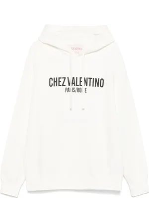 VALENTINO Herren, Sweatshirts & Hoodies, Weiß, MGröße: