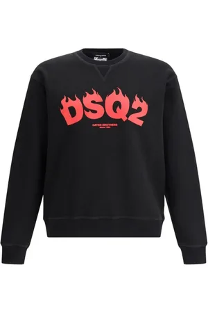 Dsquared2 Herren, Sweatshirts & Hoodies, Schwarzk, MGröße: