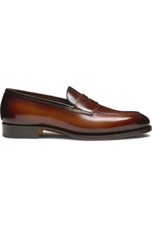 santoni Herren, Schuhe, Braun, 41 1/2 EUGröße: