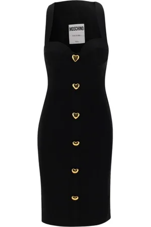 Moschino Damen, Kleider, Schwarzk, XSGröße:
