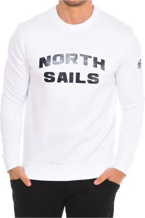 North Sails Herren, Sweatshirts & Hoodies, Weiß, MGröße: