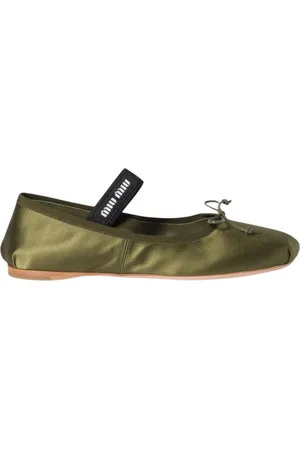 Miu Miu Damen, Schuhe, Grün, 36 EUGröße: