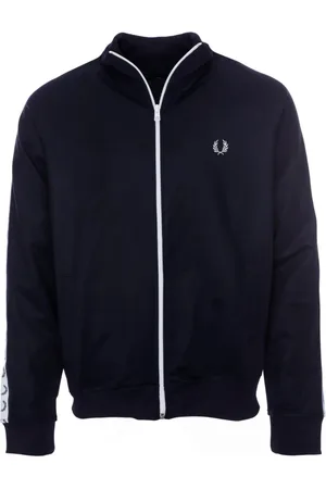 Fred Perry Herren, Sweatshirts & Hoodies, Blau, LGröße: