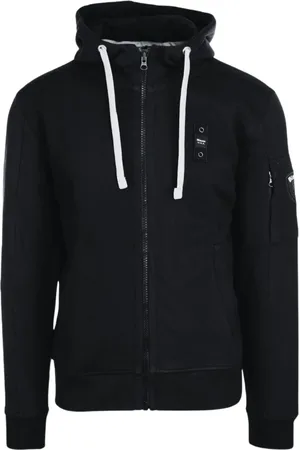 Blauer Herren, Sweatshirts & Hoodies, Schwarzk, MGröße: