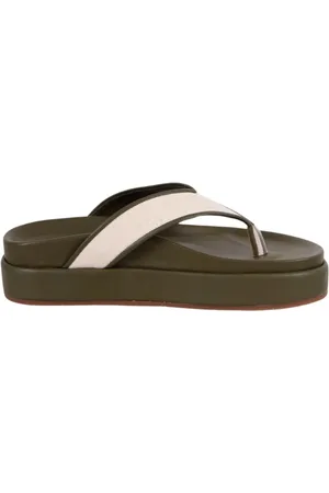 Ancient Greek Sandals Damen, Schuhe, Grün, 36 EUGröße: