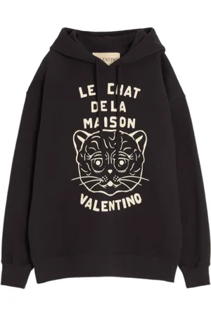 VALENTINO Herren, Sweatshirts & Hoodies, Schwarzk, MGröße: