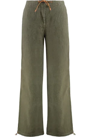 120% Lino Damen, Hosen, Grün, 2XSGröße:
