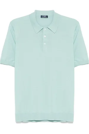 BARBA Herren, Oberteile, Blau, LGröße: