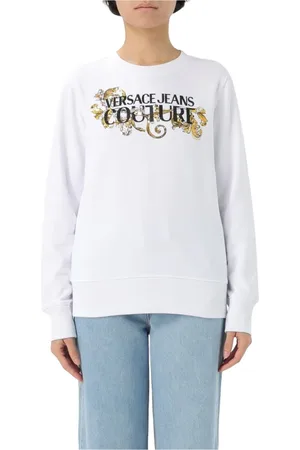 VERSACE Damen, Sweatshirts & Hoodies, Weiß, XSGröße:
