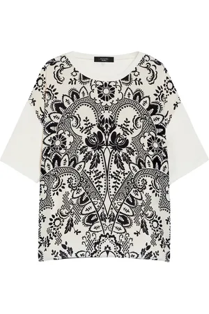 Max Mara Damen, Oberteile, Weiß, MGröße: