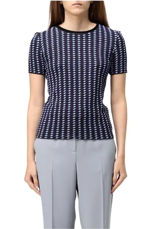 Emporio Armani Damen, Oberteile, Blau, XLGröße:
