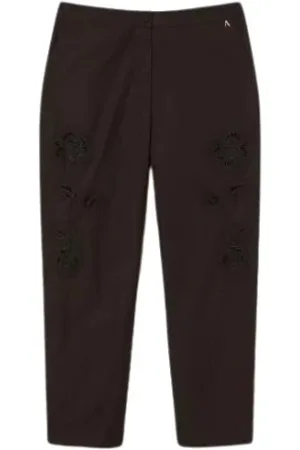Twin-Set Damen, Hosen, Schwarzk, 2XSGröße: