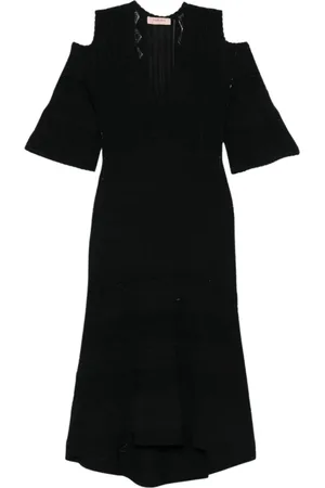 Twin-Set Damen, Kleider, Schwarzk, LGröße: