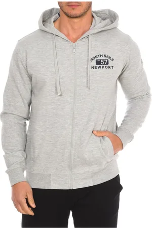North Sails Herren, Sweatshirts & Hoodies, Grau, MGröße: