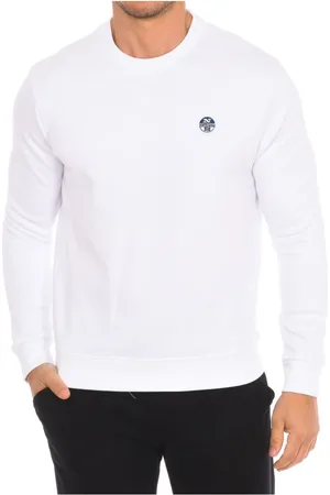 North Sails Herren, Sweatshirts & Hoodies, Weiß, LGröße: