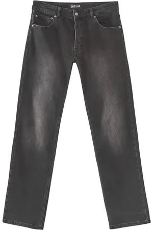 Roberto Cavalli Herren, Jeans, Schwarzk, W33Größe: