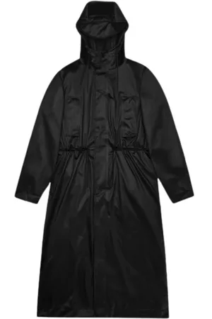 Rains Damen, Jacken, Schwarzk, MGröße: