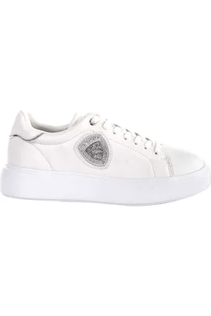 Blauer Damen, Schuhe, Weiß, 39 EUGröße: