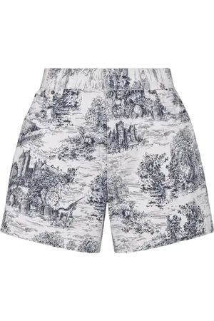 Dior Damen, Shorts, Blau, 4XSGröße: