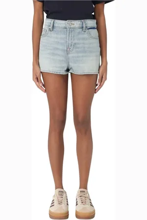 7 for all Mankind Damen, Shorts, Blau, W28Größe: