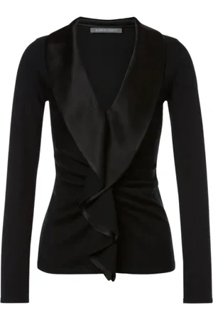 Alberta Ferretti Damen, Oberteile, Schwarzk, LGröße:
