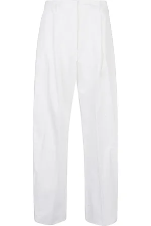 Thelatest Damen, Hosen, Weiß, LGröße: