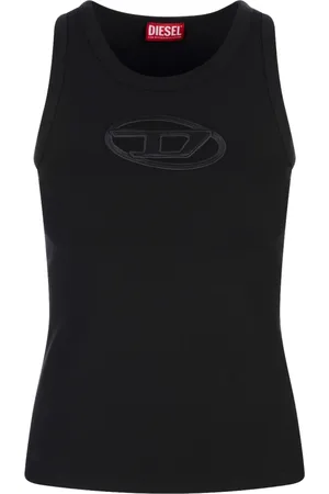 Diesel Damen, Oberteile, Schwarzk, LGröße: