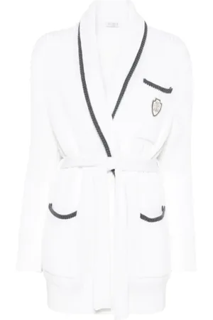Brunello Cucinelli Damen, Strickwaren, Weiß, SGröße: