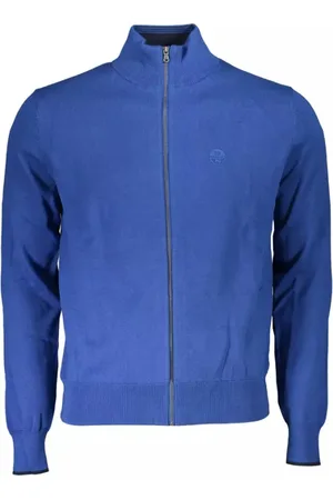 North Sails Herren, Sweatshirts & Hoodies, Blau, LGröße: