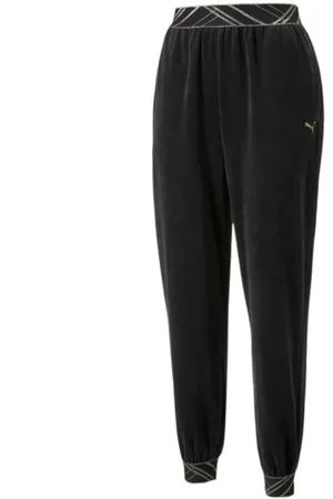 PUMA Damen, Hosen, Schwarzk, SGröße: