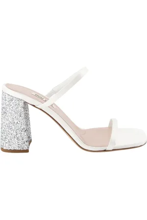 Miu Miu Damen, Schuhe, Weiß, 39 EUGröße: