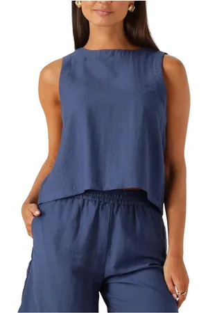 Moss Copenhagen Damen, Oberteile, Blau, XSGröße: