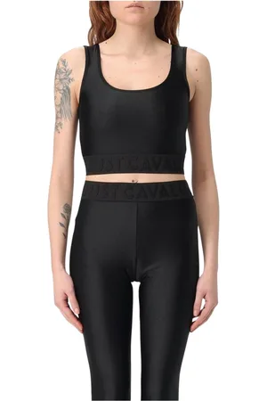 Roberto Cavalli Damen, Oberteile, Schwarzk, MGröße: