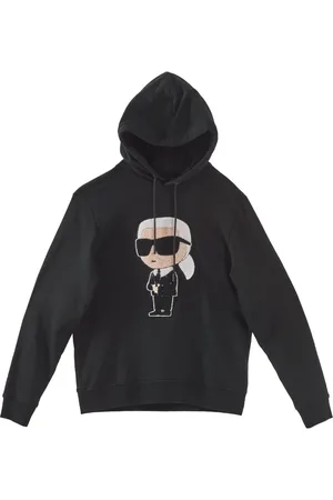Karl Lagerfeld Herren, Sweatshirts & Hoodies, Schwarzk, XLGröße: