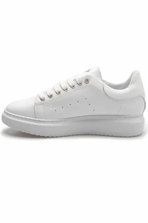Exton Herren, Schuhe, Weiß, 45 EUGröße: