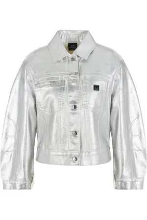 Armani Exchange Damen, Jacken, Grau, LGröße: