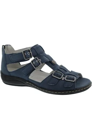 Waldläufer Damen, Schuhe, Blau, 38 1/2 EUGröße: