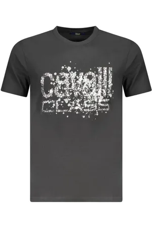 Roberto Cavalli Herren, Oberteile, Schwarzk, MGröße: