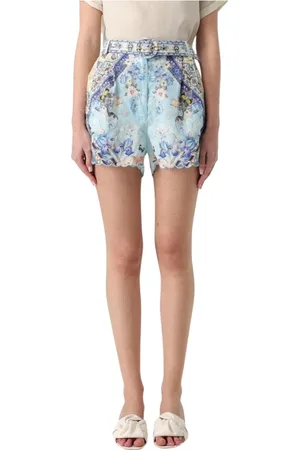 Camilla Damen, Shorts, Blau, MGröße: