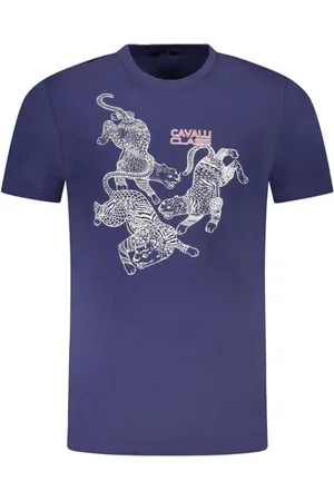 Roberto Cavalli Herren, Oberteile, Blau, MGröße: