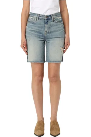 7 for all Mankind Damen, Shorts, Blau, W28Größe:
