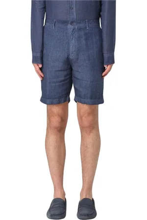 120% Lino Herren, Shorts, Blau, 2XLGröße: