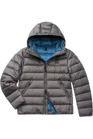 Blauer Herren, Jacken, Grau, 3XLGröße:
