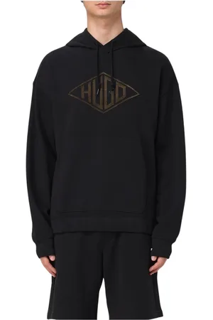 HUGO BOSS Herren, Sweatshirts & Hoodies, Schwarzk, XLGröße: