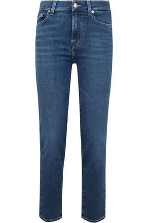 7 for all Mankind Damen, Jeans, Blau, W25Größe: