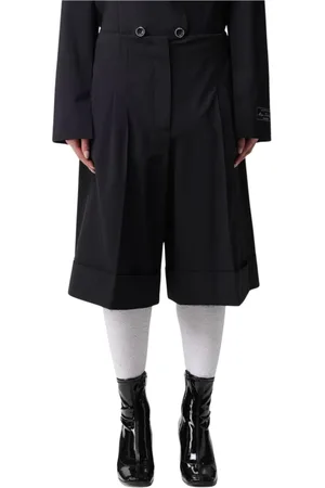 Msgm Damen, Shorts, Schwarzk, SGröße: