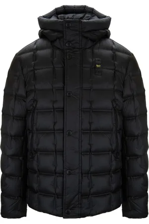 Blauer Herren, Jacken, Schwarzk, 2XLGröße: