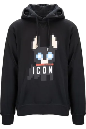 Dsquared2 Herren, Sweatshirts & Hoodies, Schwarzk, LGröße: